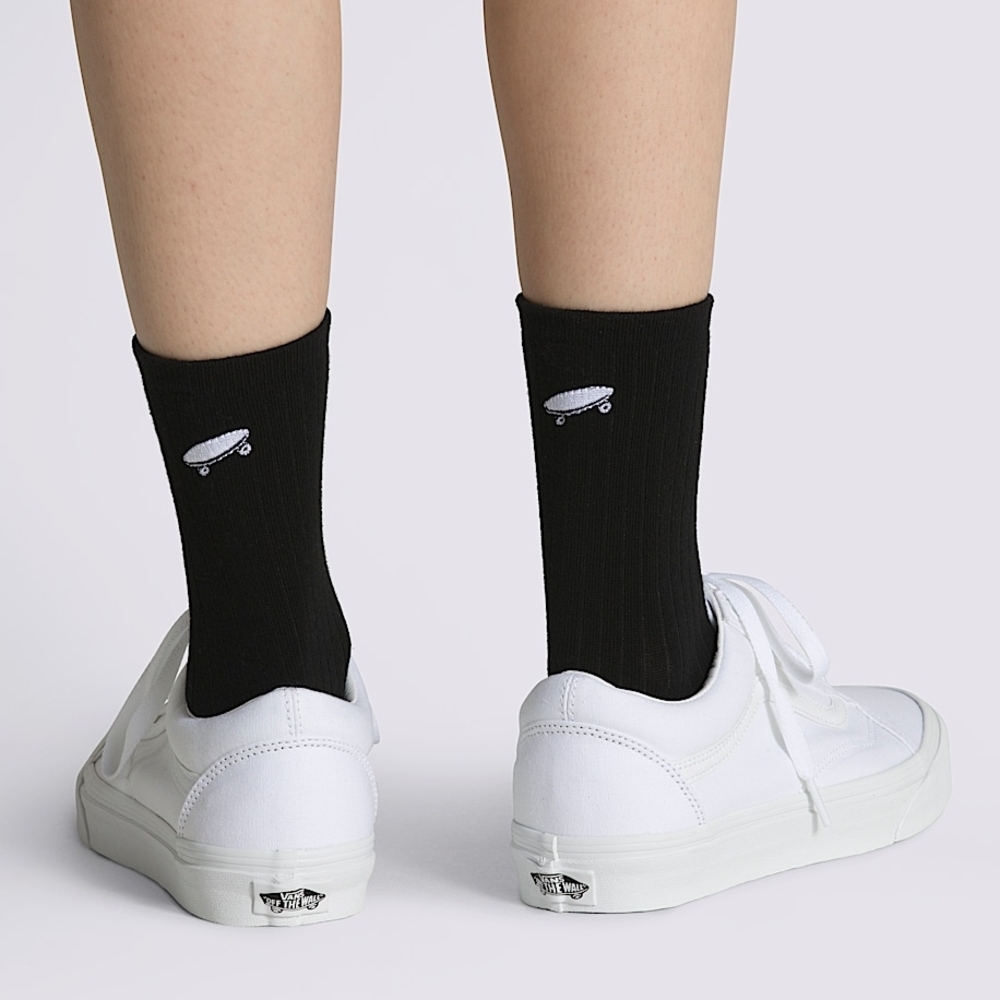 🍀Vans Black Crew Socks - Picture 2 of 4